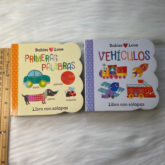 Lift the Flaps Baby Board Books in Spanish Primeras Palabras & Vehiculos - Picture 3 of 15